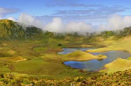 Trekking caldeirao Corvo Azores